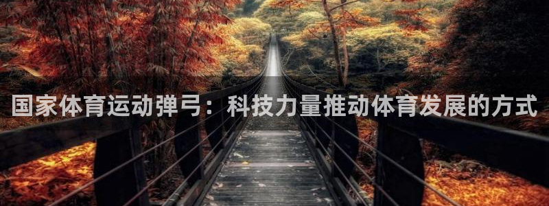 6t体育平台：国家体育运动弹弓：科技力量推动体育发展的方式